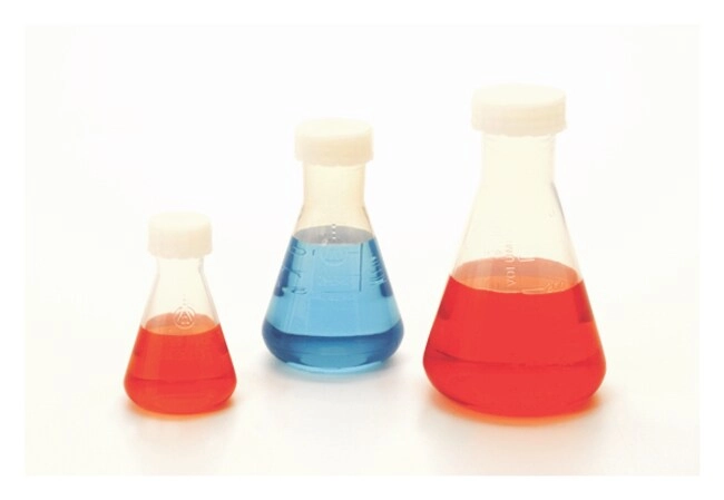 Nalgene Erlenmeyer Flasks made with Teflon fluoropolymer and Closure made with Tefzel