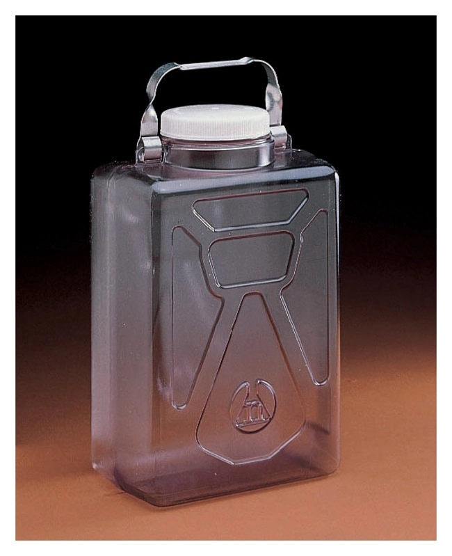 Nalgene Rectangular Polycarbonate Clearboy Carboy with Closure