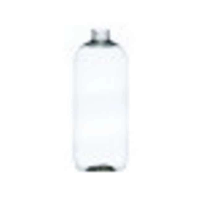 TOC Certified Clear Boston Round Bottle with Closure, 1000 mL