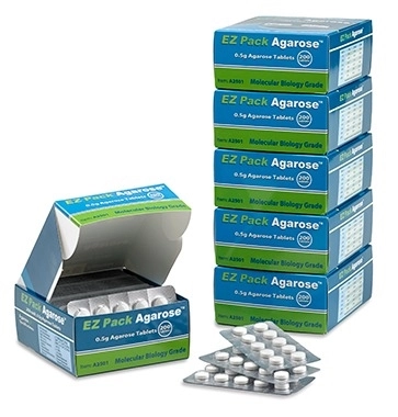 Benchmark A2505 EZ Pack Agarose Tablets, Pack of 1000 Tablets (500g)