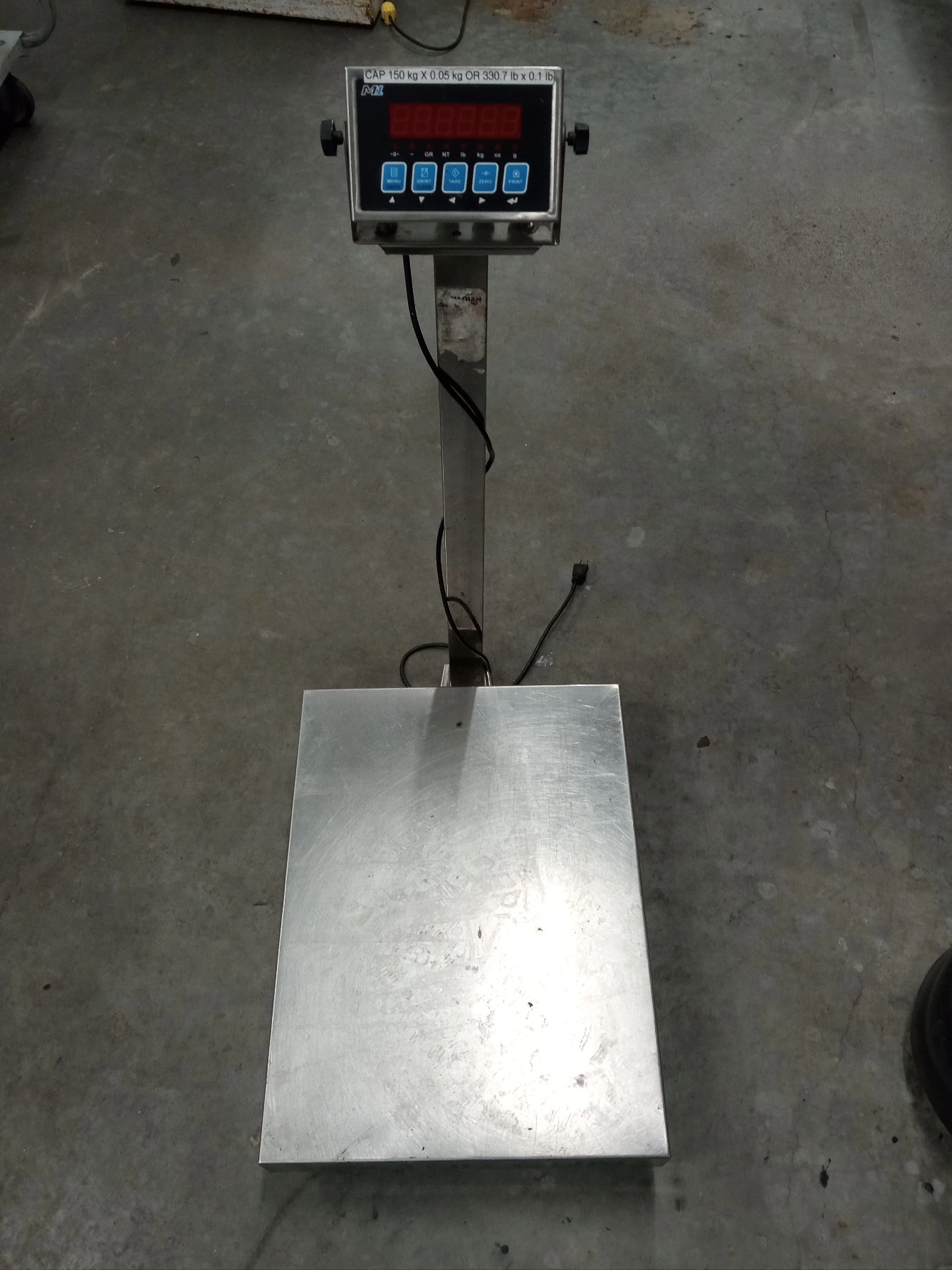 Used CanScale KiloTech Table Top SS Digital Scale M1