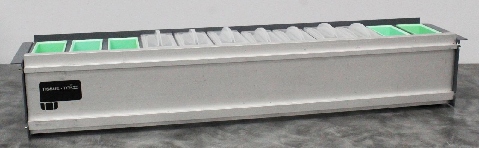 Miles/Sakura-Finetek Tissue Tek II Manual Slide Stainer Set w/12 Staining Dishes