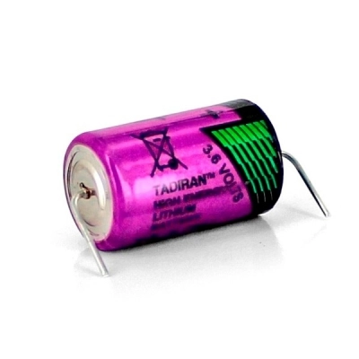 Madgetech TL-2150 LITHIUM BATTERY 3.6V Lithium Battery, 1/2 AA, Axial Leads, -40 &deg;C to +80 &deg;C