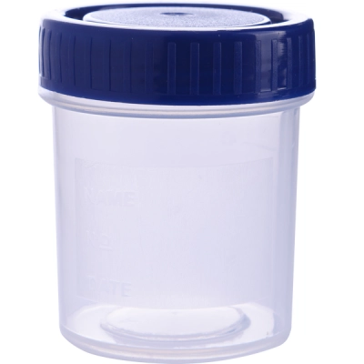 Foxx Life Sciences Abdos Sample Container, (PP)/PE, 60ml, Blue Cap, Bulk, 400/CS P40101B