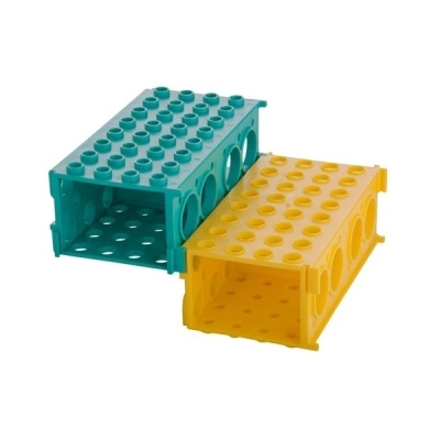 Foxx Life Sciences Abdos Combination Rack, Polypropylene (PP) Blue, 4/CS P20209B