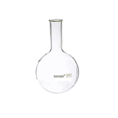 Foxx Life Sciences Borosil Flasks, Boiling, Round Bottom, Ground Glass Neck, 2L, 45/40, CS/4 4380D30