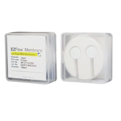 Foxx Life Sciences EZFlow Membrane Disc Filter, PES, 0.22µm, 13mm, Non-Sterile, 100/pk 361-2113-OEM