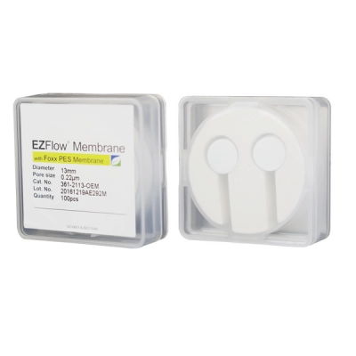 Foxx Life Sciences EZFlow Membrane Disc Filter, PES, 0.22&micro;m, 13mm, Non-Sterile, 100/pk 361-2113-OEM