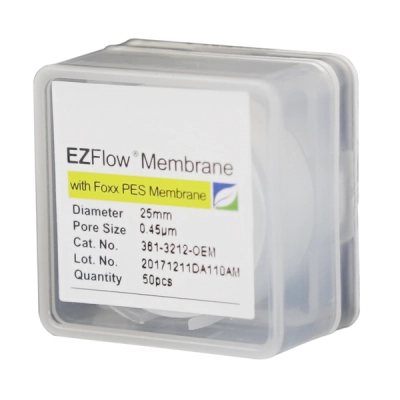 Foxx Life Sciences EZFlow Membrane Disc Filter, PES, 0.45&micro;m, 25mm, Non-Sterile, 50/pk 361-3212-OEM