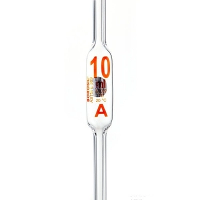 Foxx Life Sciences Borosil Volumetric Pipette Bulb Pipette Class A, 10mL Borosilicate 7101006A