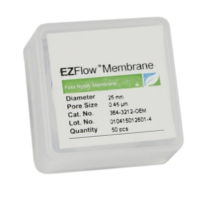 Foxx Life Sciences EZFlow 25mm 0.45&micro;m Nylon Membrane Disc Filter, 50 Pack 364-3212-OEM