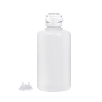 Foxx Life Sciences Round EZLabpure (PP) Vacuum Bottle, 2 L, 2x1/8" HB Adapters, 1/EA 165-2112-FLS