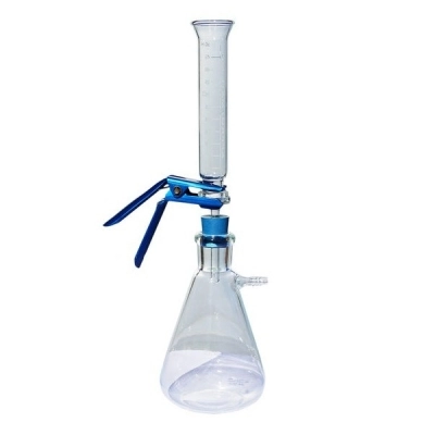 Foxx Life Sciences EZFlow, Assembly, 500mL Flask, 50mL Funnel w/ 25mm Glass Membrane 34R-3001-FLS