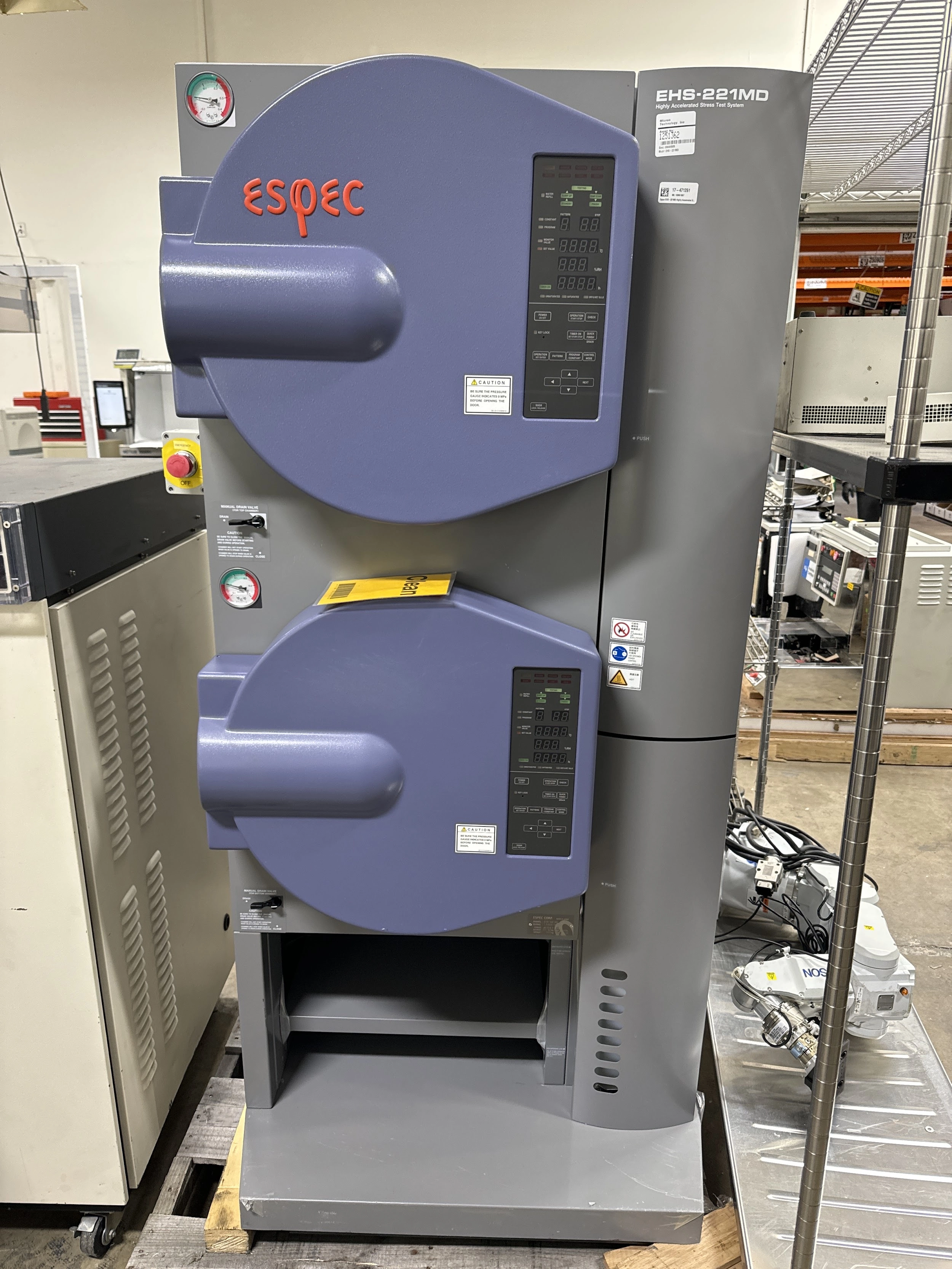 Espec EHS-221MD Highly Accelerated Stress Test System (HAST Chamber)