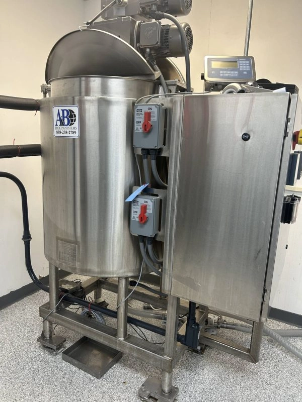 100 Gallon A &amp; B Process Systems Sanitary Double Motion Kettle/Tank
