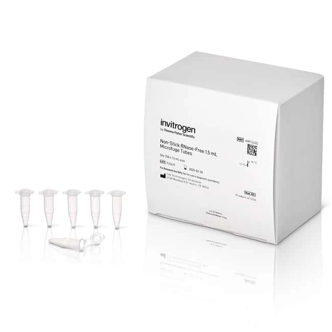 RNase-free Microfuge Tubes, 1.5 mL, 500 Tubes