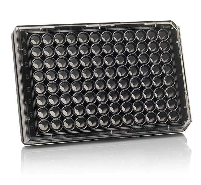 Nunc 96-Well Optical-Bottom Microplate, black, TC surface