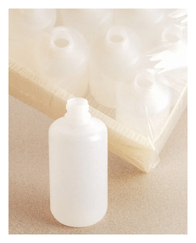 Nalgene Narrow-Mouth HDPE Bottles with Closure: Shrink-Wrapped Trays