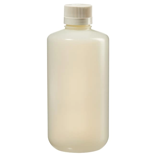 Nalgene Narrow-Mouth HDPE Packaging Bottles with Closure: Sterile, Shrink-Wrapped Trays