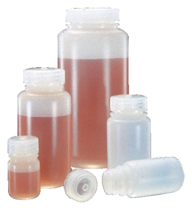 Nalgene Wide-Mouth HDPE Economy Bottles with Closure