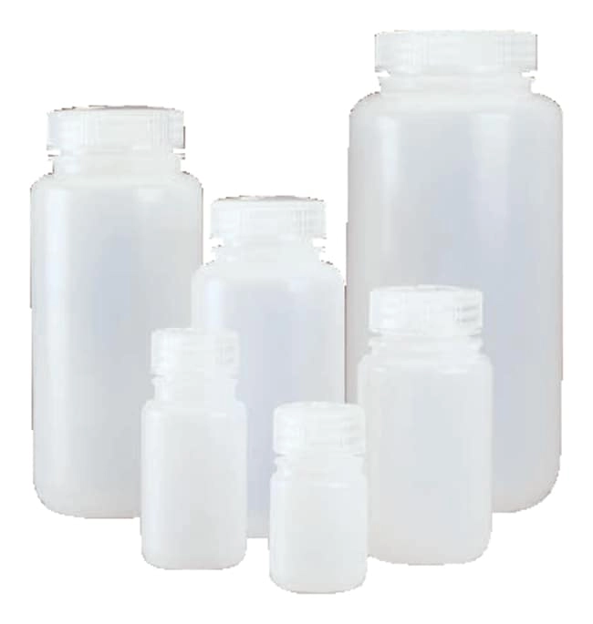 Nalgene Wide-Mouth LDPE Bottles with Closure