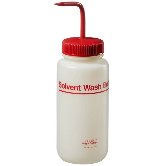 Nalgene Fluorinated HDPE Solvent Wash Bottle