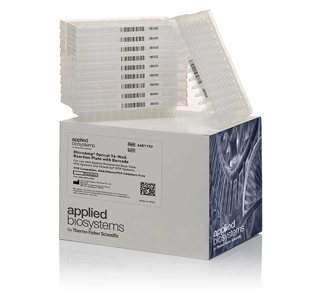 MicroAmp Optical 96-Well GPLE Reaction Plates with Barcode