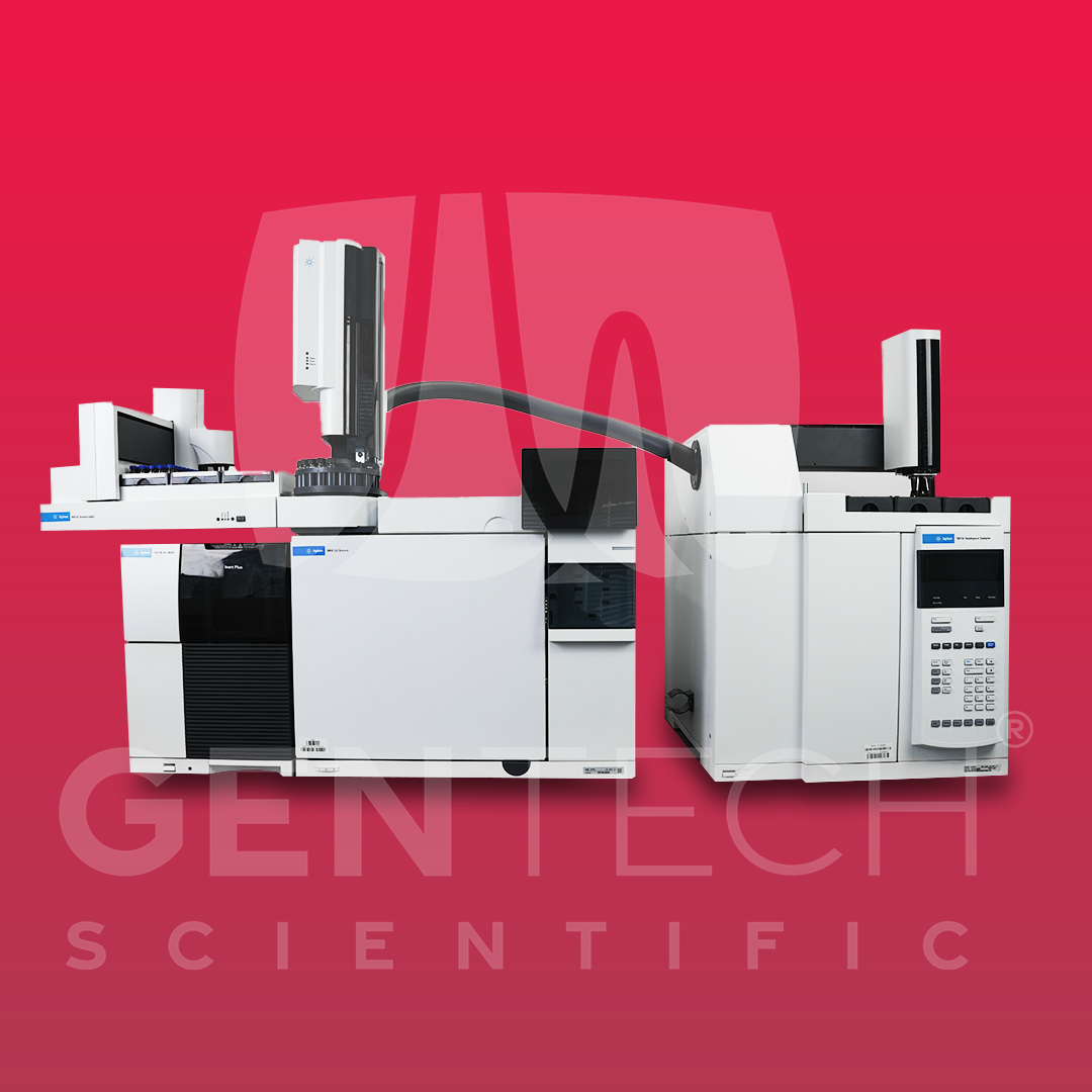 Agilent 8890 GC Dual FID and Dual S/S with 7697A Headspace, 5977B MSD and 7693A Tray/Tower
