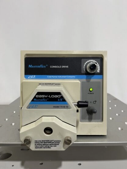 Masterflex 7521-40 Console Peristaltic Pump 7518-10 Pump Head