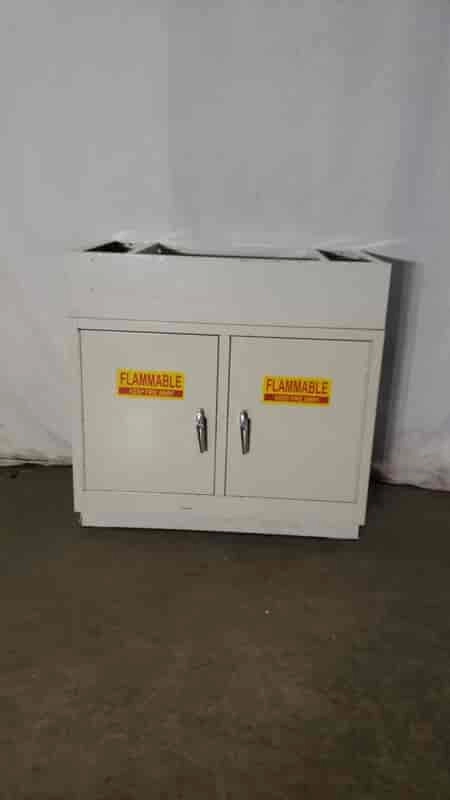 36x22x35 Flammable Cabinet White.