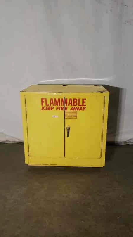 36x22x35 Flammable Yellow Cabinet