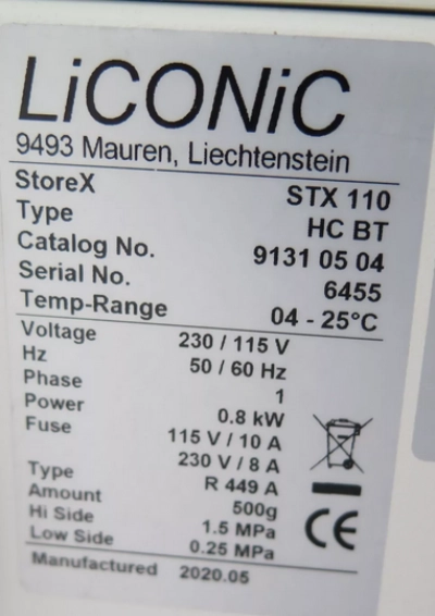Liconic Instruments STX-110 HC BT Incubator:Automated