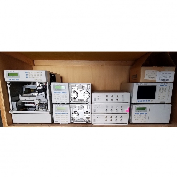 Assorted Shimadzu Chromatography HPLC Components