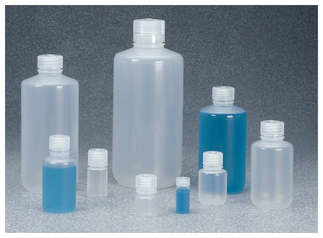 Nalgene Narrow-Mouth PPCO Bottles with Closure: Autoclavable