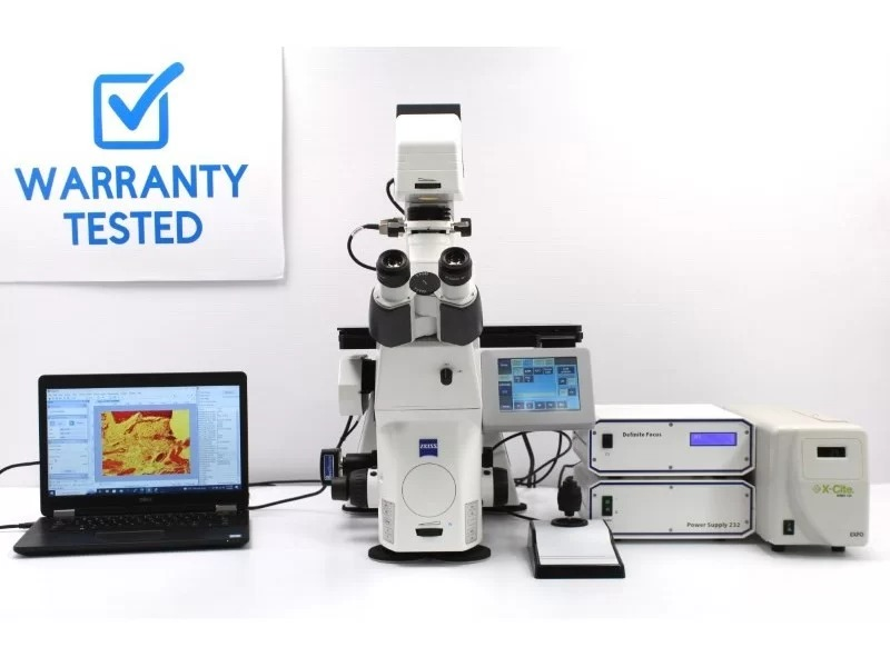 Zeiss AXIO Observer Inverted Fluorescence Motorized XY Definite Focus Microscope (New Filters) Pred 7