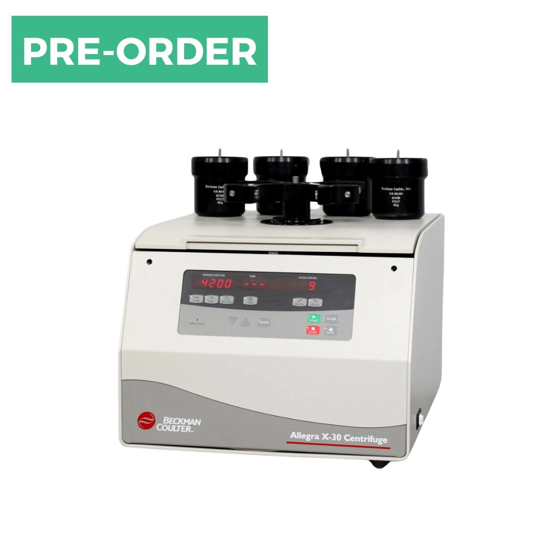 Beckman Coulter Allegra X-30 Benchtop Centrifuge with Swing Bucket Rotor