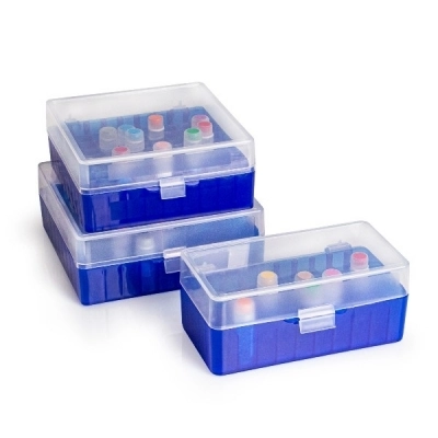 Simport Cryo Cube Storage Box, 100 Places, Green (4/Cs) T315-100G