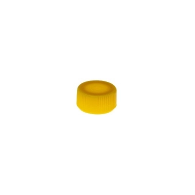 Simport Colored Caps For Micrewtube, Flat Cap With 0-Ring Seal Yellow (Pk/1000) T340YOSFT