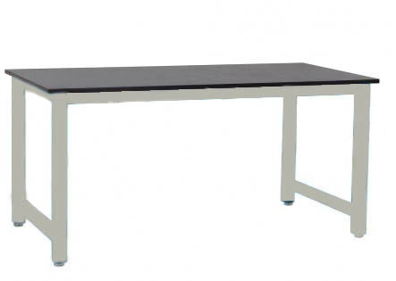 Quick Labs 2.5 foot heavy duty Lab table with phenolic resin countertop (24"D x 30"L x 36"H)--adjustable height | QLTH2430-PR