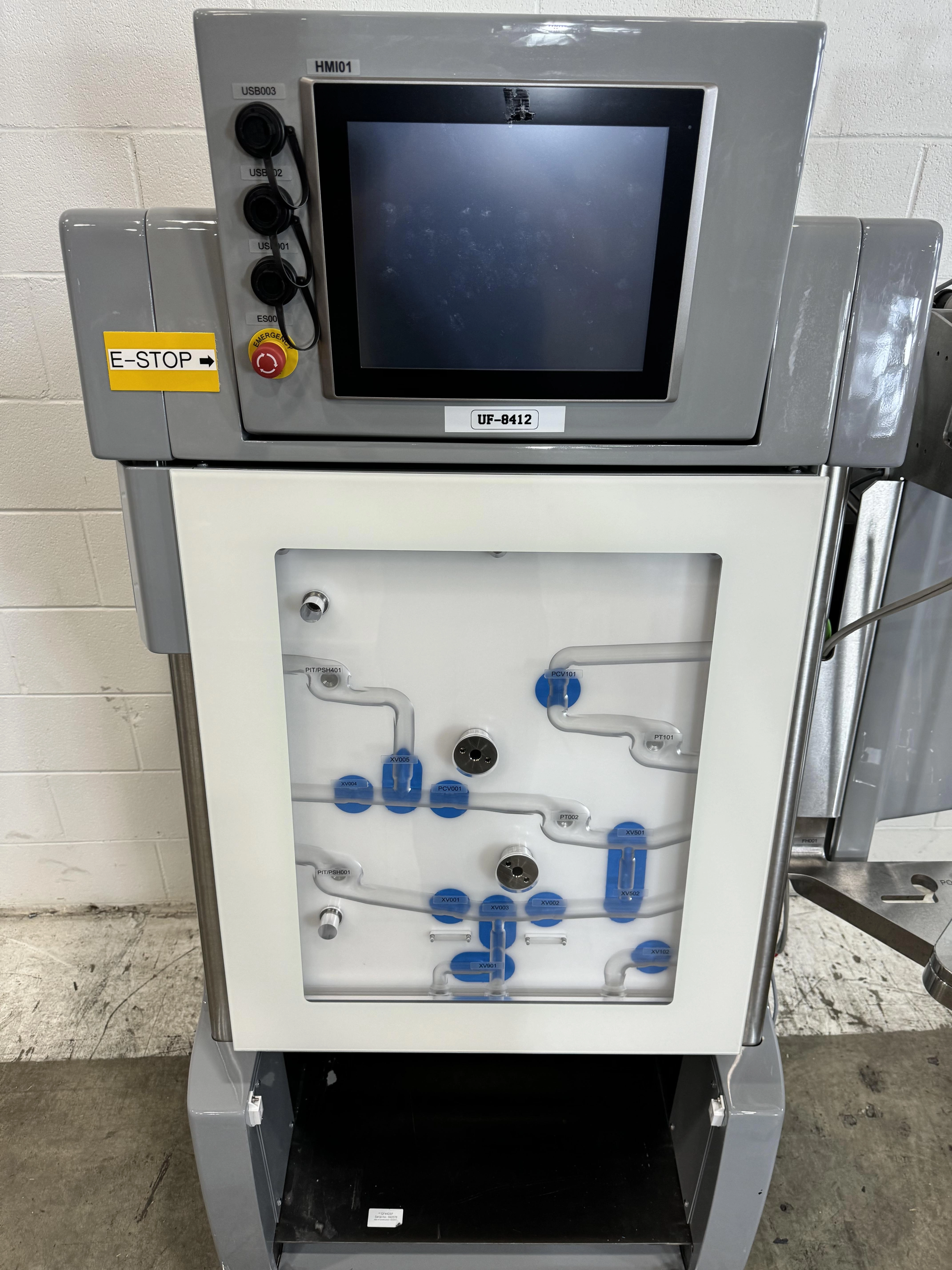 Used Millepore TF3S MobiusFlexReady Solution for Tangential Flow Filtration (TFF) with Pellicon Cassettes - 3379485