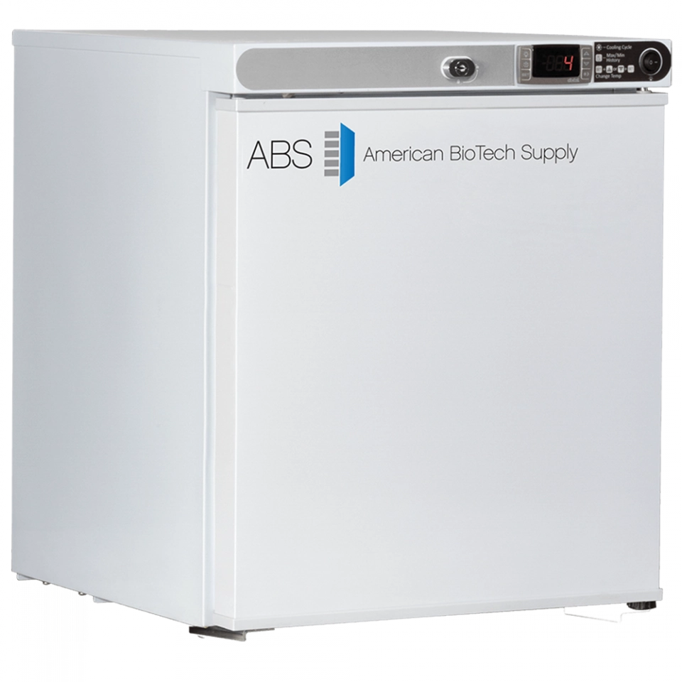 ABS 1 Cu Ft Premier Pharmacy/Vaccine Countertop Refrigerator Left Hinged ABT-HC-UCFS-0104-LH