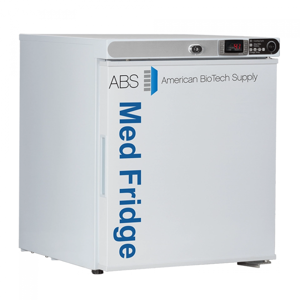 ABS 1 Cu Ft Pharmacy Refrigerator-Left Hinged PH-ABT-HC-UCFS-0104-LH
