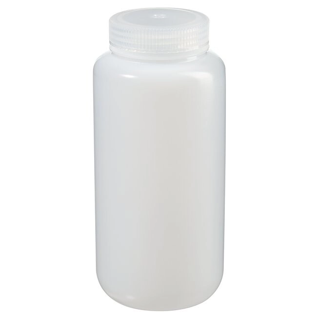 Nalgene Wide-Mouth HDPE Packaging Bottles with Closure: Bulk Pack
