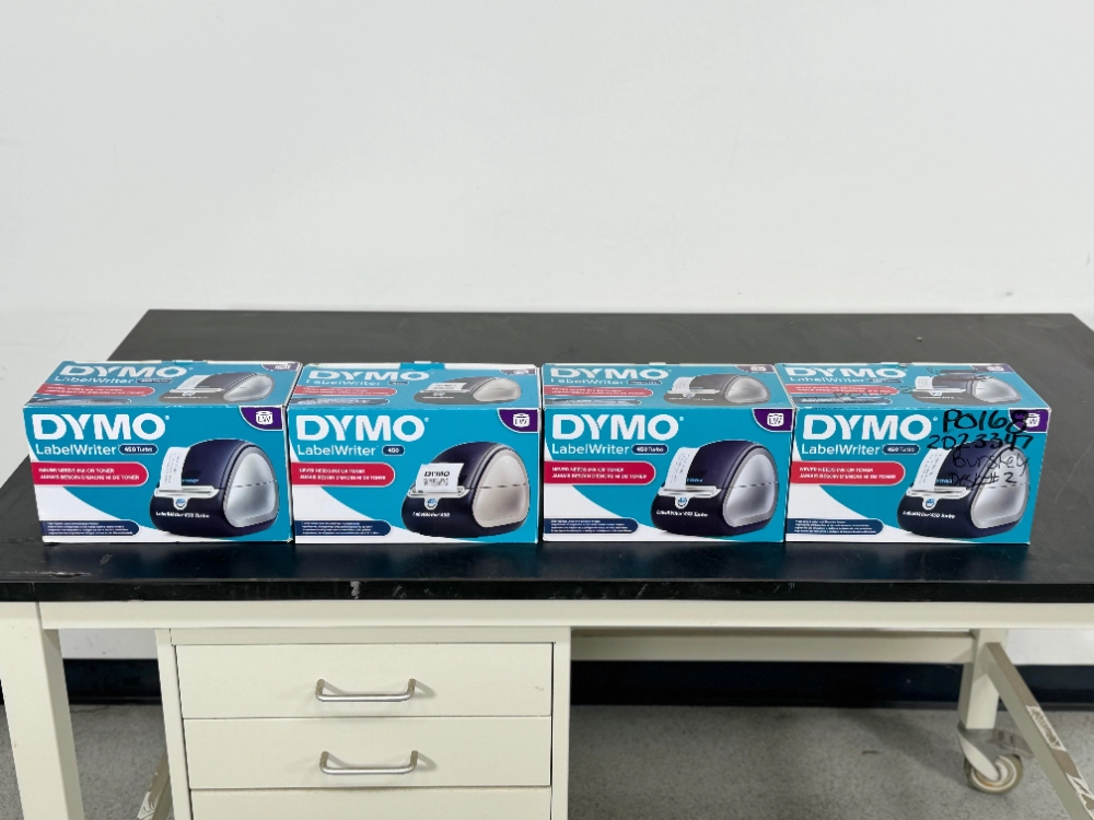 Dymo Labelwriter 450 Label Printers - Quantity 4