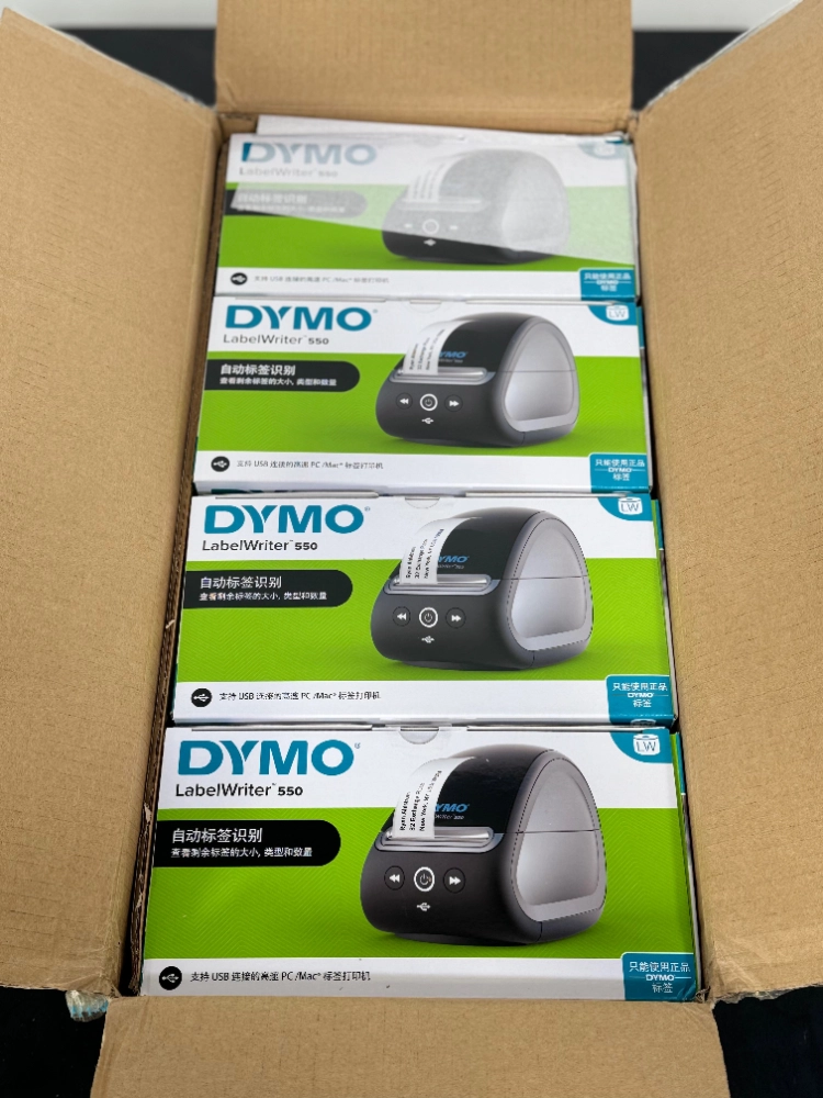 Dymo Labelwriter 550 Label Printers - Quantity 4