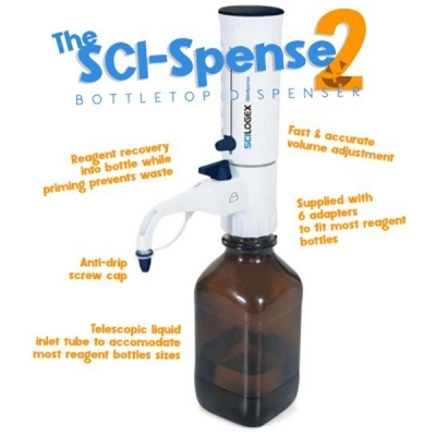 SCILOGEX SCI-Spense2 Bottle top Dispenser 1-10ml 701211100209