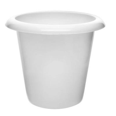 Eisco Plant Nursery Pot, 8" Tall - Polypropylene - Downward Extended Rim - Drillable Holes BI0395C