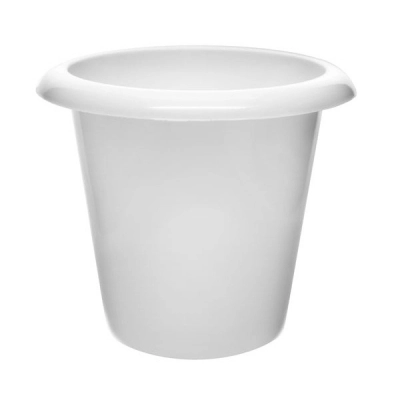 Eisco Plant Nursery Pot, 6.25" Tall - Polypropylene - Downward Extended Rim - Drillable BI0395B