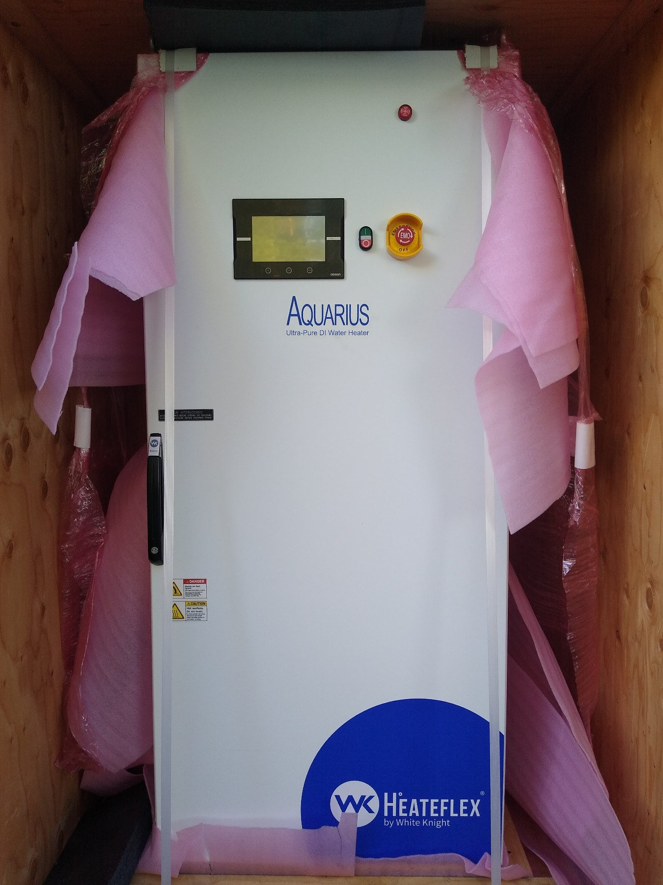 Heateflex Aquarius DI Deionized Water Heater System DI-100-3B-R 100KW Unused 2021