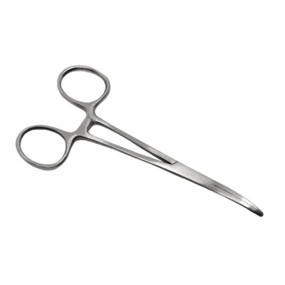 Eisco Artery Forceps, 5 Inch - Curved - Serrated jaws - Stainless Steel BI0169AFC